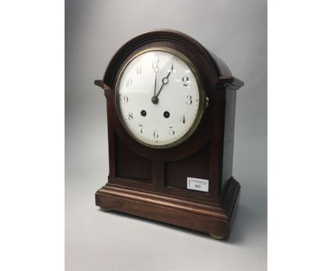 EDWARDIAN MANTEL CLOCK, movement by Japy Freres