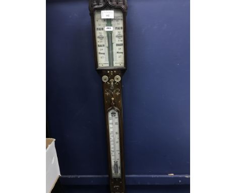 19TH CENTURY STICK BAROMETER