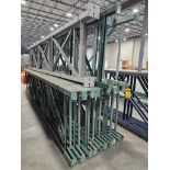 (23x) Assorted Teardrop Uprights, 18'/19' T x 42" D, 4-1/2" x 3" & Various Foot Plate Sizes ($50 Loa