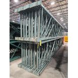 (30x) Teardrop Uprights, 24' T x 48" D, Assorted Foot Plate Sizes ($70 Loading fee will be added to