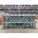 (30x) Teardrop Uprights, 18' T x 42" D, 4-1/2" x 3" Foot Plate ($70 Loading fee will be added to buy