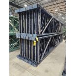 (30x) Mecalux U-80 Teardrop Uprights, 20' T x 42" D, 7-1/4" x 5" Foot Plate ($70 Loading fee will be