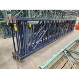 (6x) New Style Teardrop Uprights, 22' 8" T x 42" D, 8" x 5-3/4" Foot Plate ($10 Loading fee will be