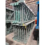 (37x) Teardrop Uprights, 24' T x 48" D, Assorted Foot Plate Sizes ($70 Loading fee will be added to