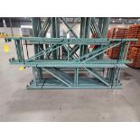(12x) Teardrop Uprights, 10'/8' T x 42" D, 4-1/2" x 3" Foot Plates; (8) 8' T & (4) 10' T ($30 Loadin