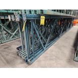 (11x) Teardrop Uprights, 23 / 22' 9'' T x 42" D, 4-1/2" x 3" Foot Plate; (3) 22' 9" ($30 Loading fee