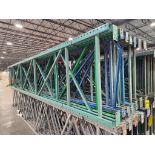 (15x) Assorted Teardrop Uprights, 20' T x 42" D, Assorted Foot Plate Sizes ($30 Loading fee will be