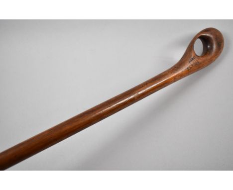 An Unusual Walking Stick with Drilled Handled Inscribed Provisional Patent 659963, 89cm Long 