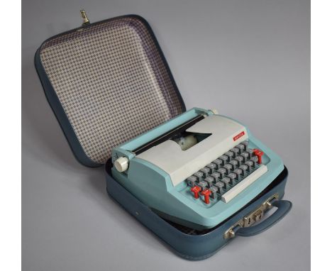 A Vintage Child's Petite Toy Typewriter 
