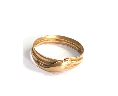 Antique 15ct gold snake ring weight 3.4g 