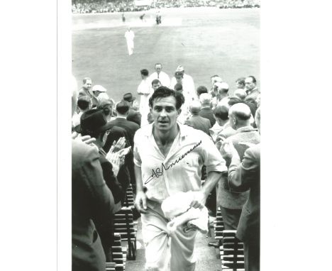 Fred Trueman signed 10x8 black and white photo. Frederick Sewards Trueman, OBE (6 February 1931 1 July 2006) was an English c