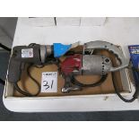 (2) Electric Hand Held Nibblers, (1) Black & Decker, (1) Kett