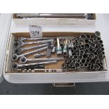 Lot of Assorted 1/2" Drive Ratchets & Sockets