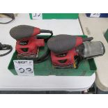 Lot of (2) Skil 7292 Palm Sanders