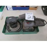 Lot of (2) Porter Cable Sanders, (1) Mod. 380 Palm, (1) Mod. 333 Orbital