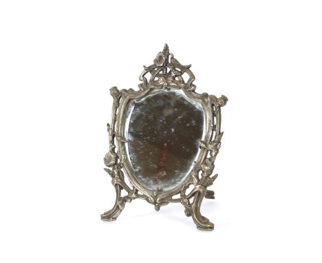 An Art Nouveau design easel mirror