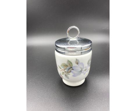 Vintage Royal Worcester egg coddler,unusual large size having full Royal Worcester markings to base. 