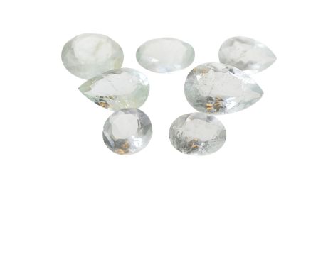7 Natural Light Blue Aquamarine in mixed cut shape. 13.23 x 7.15 x 6.00mm. Total: 18ct. Come with AIG Certificate. 
