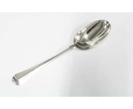 18th century Scottish provincial silver table spoon, Hanoverian pattern, George Cooper, Aberdeen circa 1735, 20cm 