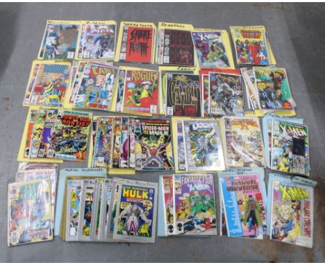 Collection of vintage Marvel comics, including the X-men, Marvel Team-up, Wolverine etc 