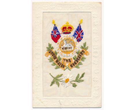 Silks - World War One embroidered silks postcards, mixed condition, some with pencilled writing on reverse, various motifs an
