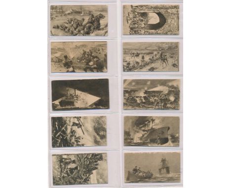 Hill 1915 War Series set of 25, in good condition with some better, apart from 3 with light creases. Cat. £375