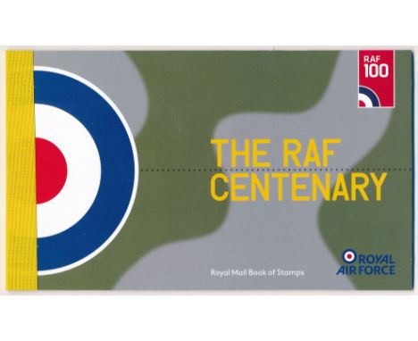 Great Britain. Decimal Prestige Booklet. Limited Edition 2018 R.A.F. Original R. Mail cost £45