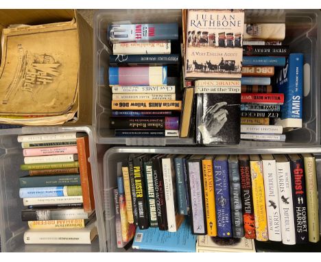 Extensive collection of predominantly First Edition books, contents unchecked, to include; Total quantity.