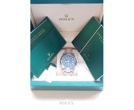 A gentleman's Rolex Oyster Perpetual Milgauss Superlative Chronometer wristwatch, officially certified (model no. 116400GB), 
