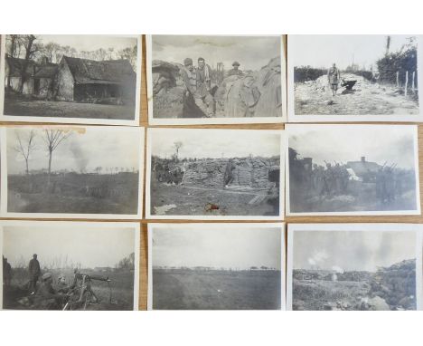 Photographs of the trenches taken in 1915 and letters sent to the Duchess of Bedford at Woburn Abbey from her brother Charles