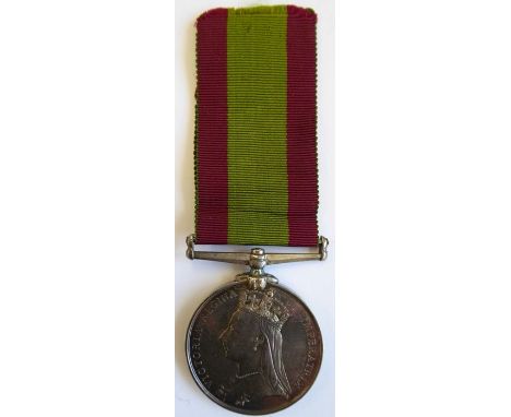 The Afghanistan Medal to CAPTN. P. K. L. BEAVER – E. / 4TH R.A.Madras-born Colonel Philip Keith Lonsdale Beaver (1843-1922) w