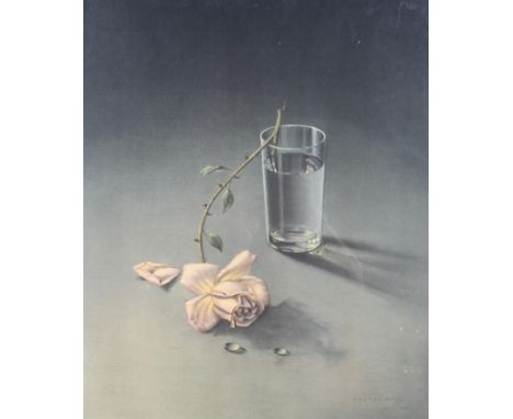 After Vladimir Tretchikoff (Russian/Kazakhstan, 1913-2006), print of Weeping Rose, framed, 60 cm x 49 cm 