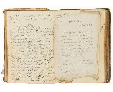 NO RESERVE Manuscript.- Bainbridge (Elizabeth, of Fisher Gate Villas, York) [Collection of recipes], manuscript, c. 190pp. in