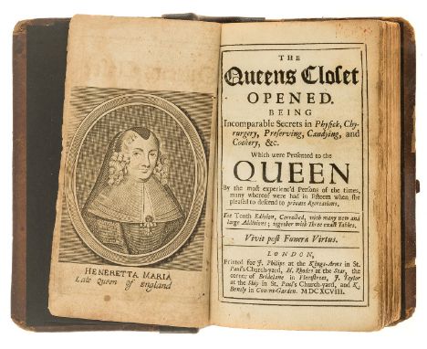 [M.(W.)] The Queens closet opened. Being incomparable secrets in physick, chyrurgery, preserving, candying, and cookery, &amp