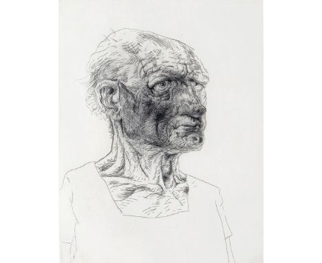 ‡ Peter Howson (b.1958) Centurion; Old Man Two, both signed, titled, dated ‘90 and numbered 13/50 and 18/50 Both etchings, on