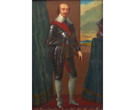 George Perfect Harding (1779-1843) Portrait of Robert Earl of Lindsey, full length, standing in an interior Inscribed verso, 