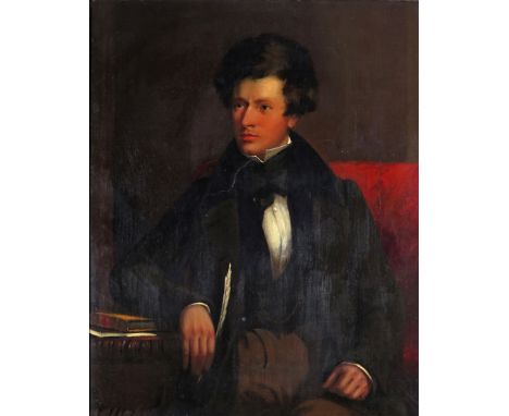 English School 19th Century Portrait of Ebenezer Reed (1805-1841) Oil on canvas 91.5 x 74cm; 36 x 29in