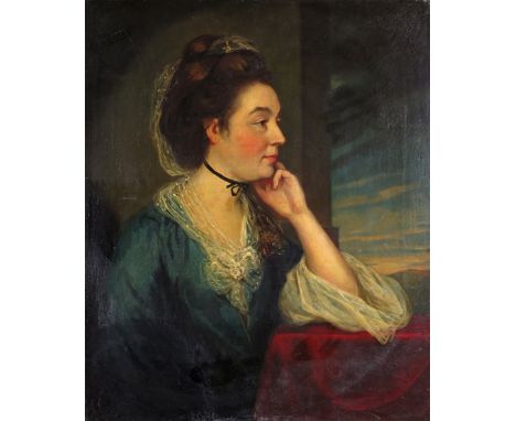 James Northcote R.A. (1746-1831) Portrait of Mrs. Thomasine Yonge or Young Oil on canvas 76 x 63.5cm; 30 x 25in Provenance: B