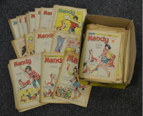 A collection of vintage 'Mandy' comic books, c.1960s,1970s