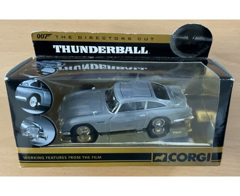 James Bond Corgi Model of Aston Martin DB5 From the Film Thunderball With Working Features. Scale 1:36. Metal and Plastic. Ho