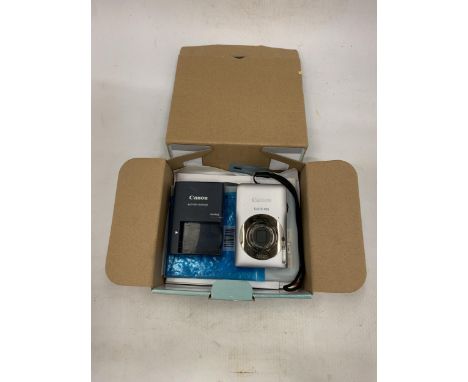 A CANON IXUS 105 BOXED CAMERA