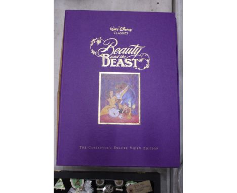 A DISNEY'S BEAUTY AND THE BEAST COLLECTORS DELUXE VIDEO VHS EDITION TO INCLUDE AN EXCLUSIVE COMMEMORATIVE LITHOGRAPH 1993