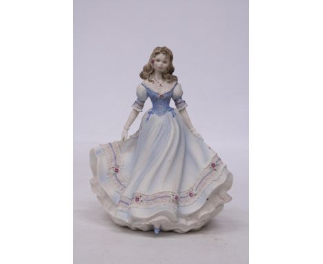 A COALPORT (DANBURY MINT) FIGURINE "FIRST LOVE" FROM THE AGE OF ROMANCE COLLECTION