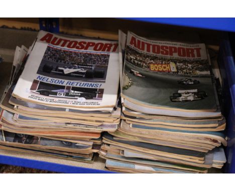 A COLLECTION OF APPROXIMATELY 64 VINTAGE AUTOSPORT MAGAZINES