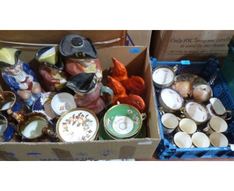 A quantity of decorative ceramics, Worcester teaware etc.