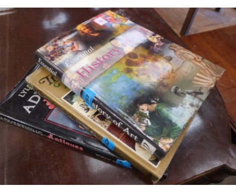 Three volumes, viz: Essential History of Art; Art Treasures in the British Isles and Lyle Price Guide Advertising Antiques