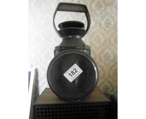 A railway lamp
