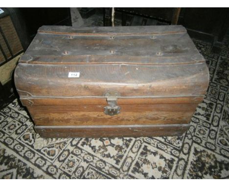 A metal trunk