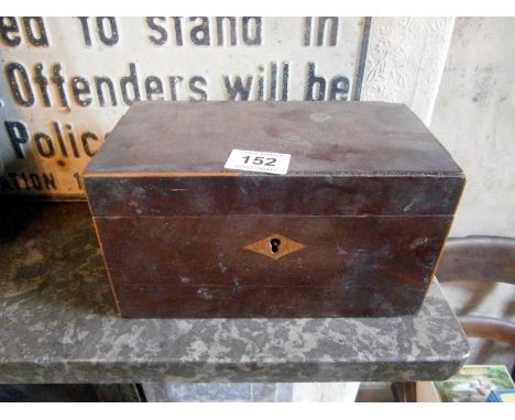 A Victorian 'caddy' box