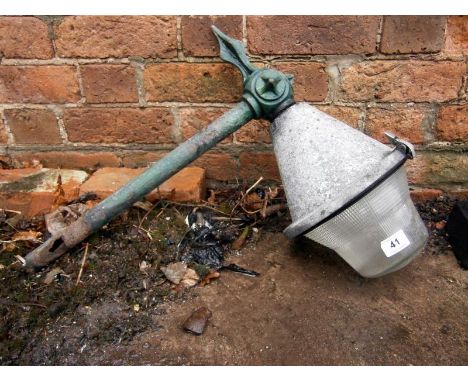 An outside lamp